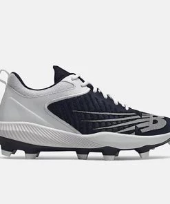 New Balance FuelCell 4040v6 2E Fit - Navy/White Moulded Cleats