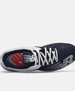 New Balance FuelCell 4040v6 2E Fit - Navy/White Moulded Cleats
