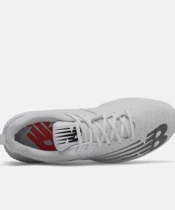 New Balance FuelCell 4040v6 2E Fit - White Moulded Cleats