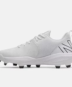 New Balance FuelCell 4040v6 2E Fit - White Moulded Cleats