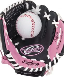 Rawlings 9in Pink/Black Youth Glove Gloves