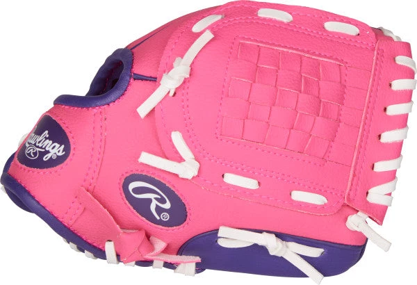 Rawlings 9in Pink/Purple Youth Glove 5 Rawlings 9in Pink/Purple Youth Glove