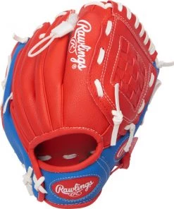 Gloves Rawlings 9in Red/Blue Youth Glove