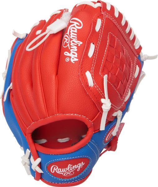 Gloves Rawlings 9in Red/Blue Youth Glove 4 Gloves Rawlings 9in Red/Blue Youth Glove