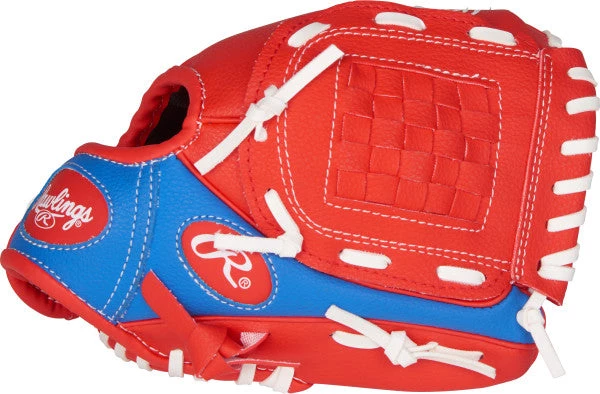 Gloves Rawlings 9in Red/Blue Youth Glove 5 Gloves Rawlings 9in Red/Blue Youth Glove