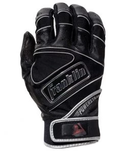 Franklin Powerstrap Chrome Adult Batting Gloves