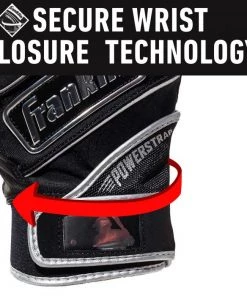 Franklin Powerstrap Chrome Adult Batting Gloves