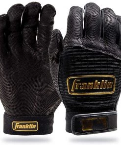 Franklin Pro Classic Adult Batting Gloves - Black & Gold