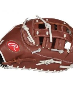 Rawlings R9 Softball 12.5in First Base Glove || R9SBFBM-17DB 8 Rawlings R9 Softball 12.5in First Base Glove || R9SBFBM-17DB