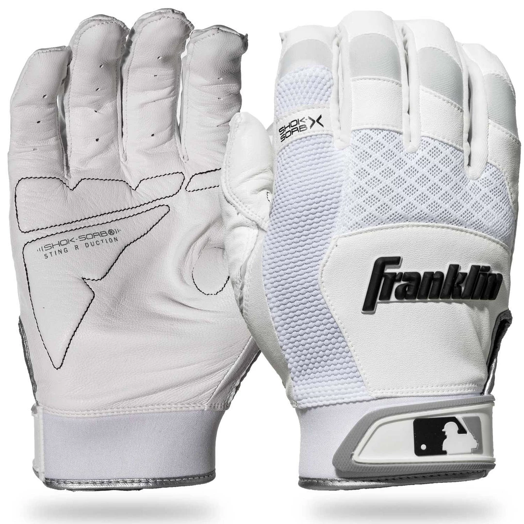 Franklin Shok-Sorb X Adult Batting Gloves 3 Franklin Shok-Sorb X Adult Batting Gloves