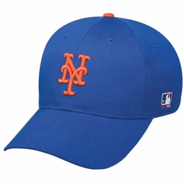 Team MLB Apparel New York Mets Home ADULT Poly CottonTwill Cap 3 Team MLB Apparel New York Mets Home ADULT Poly CottonTwill Cap