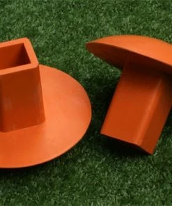 Gear X-Plate Rubber Plug Orange