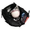Gloves Regent T100 9.5in Black Camo Youth Glove W/ Foam Ball